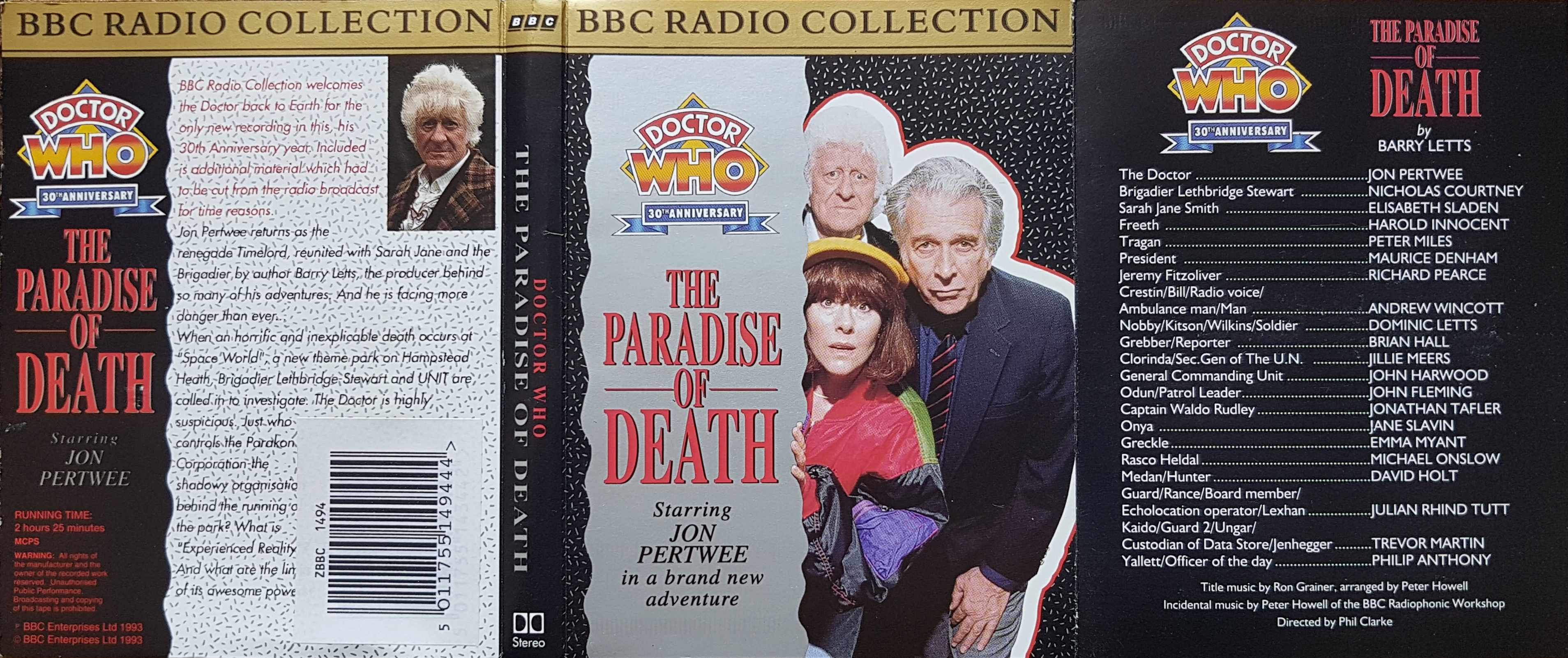 Picture of ZBBC 1494 Doctor Who - Paradise of death by artist Barry Letts from the BBC records and Tapes library
